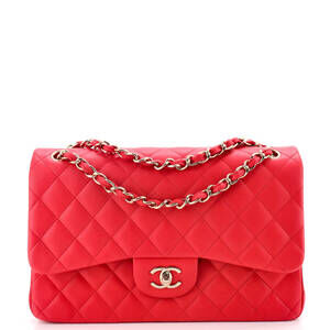 Chanel Jumbo Classic Double Flap Bag Quilted Lambskin